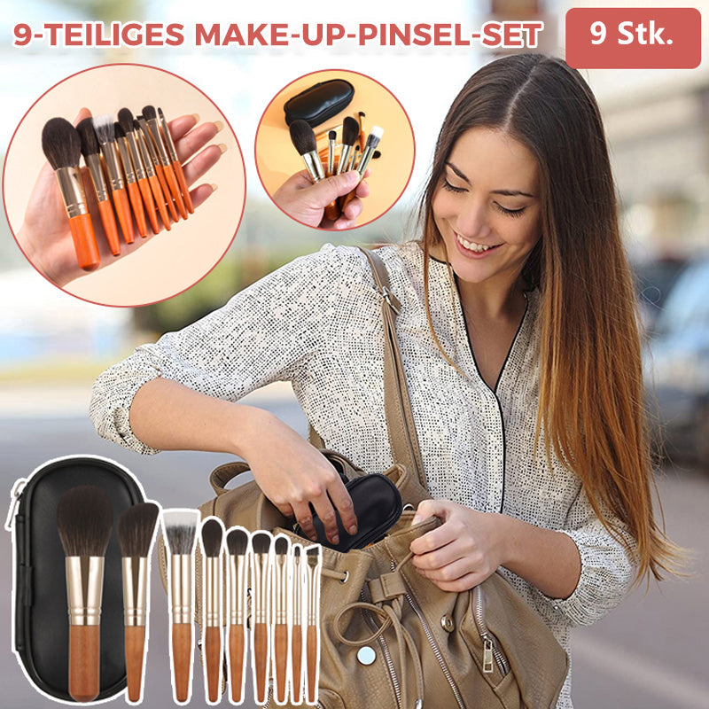 Mini 9-teiliges Make-up-Pinsel-Set