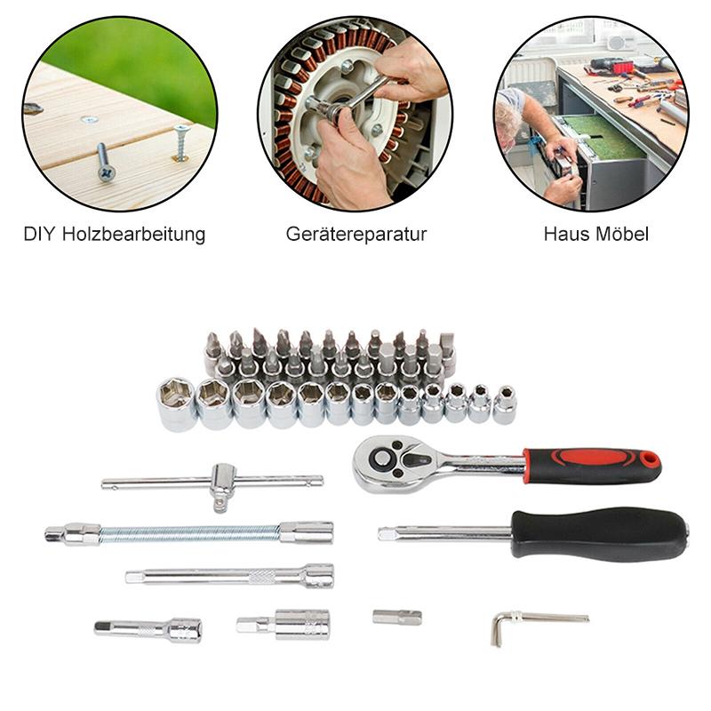 46 in 1 Auto Reparaturwerkzeugsatz