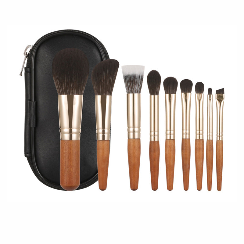 Mini 9-teiliges Make-up-Pinsel-Set